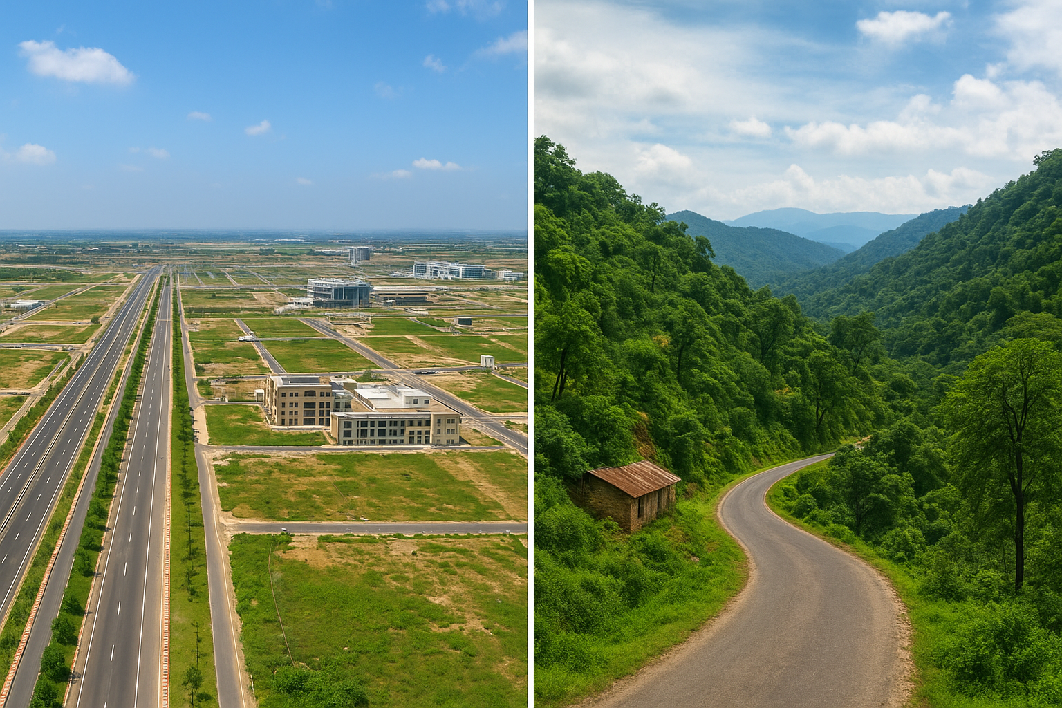 The Future of Real Estate Investment in India (2025–26): Why Dholera and Pangot Are Emerging Hotspots